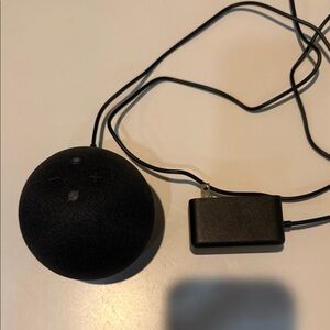 Amazon Echo Dot in charcoal